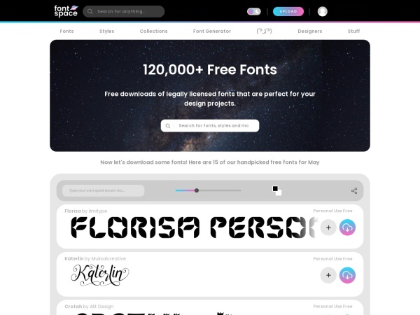 fontspace.com website ekran görüntüsü Just a moment...