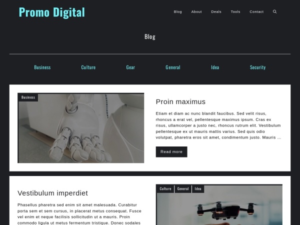 promodigital.id website captura de pantalla Promo Digital – My WordPress Blog