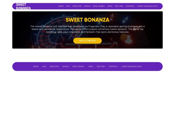 unbloock.com website skärmdump Sweet Bonanza | unbloock.com