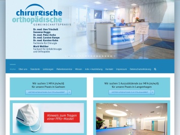 Screenshot von chirurgische.de