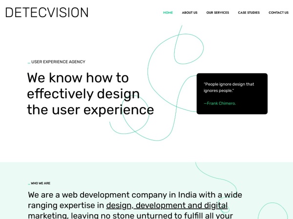 Screenshot of detecvision.com