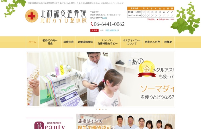 Screenshot of kitamura-seikotu.com