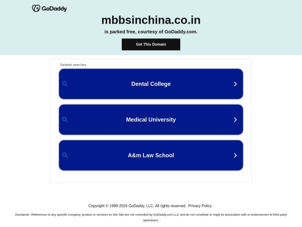 Screenshot of mbbsinchina.co.in