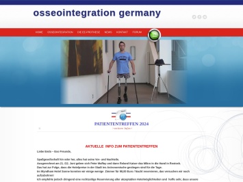 Screenshot von osseointegration-germany.de