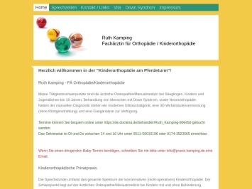 Screenshot von praxis-kamping.de