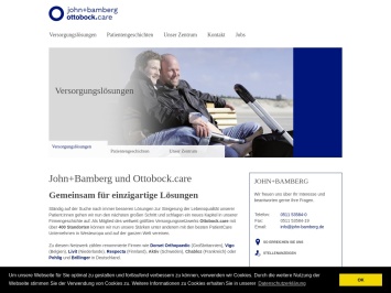 Screenshot von www.john-bamberg.de