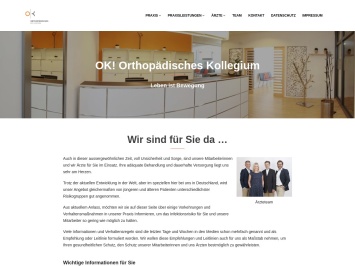 Screenshot von www.ok-porta.de