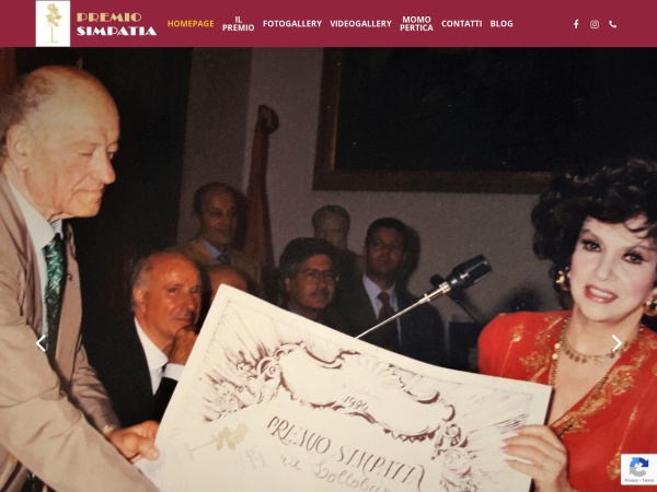 Screenshot of www.premiosimpatia.it