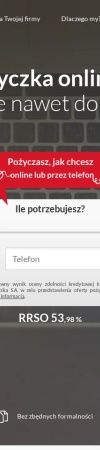 Screenshot of www.proficredit.pl