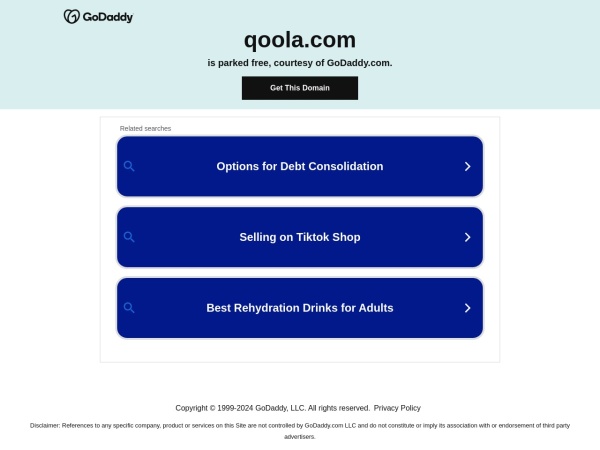 Screenshot of www.qoola.com