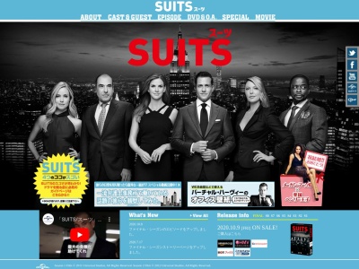 Screenshot of www.suits-tv.jp