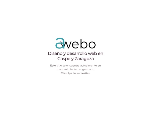 ambisites.com website captura de tela awebo | Diseño Web en Zaragoza y Caspe | Diseño y Desarrollo Web