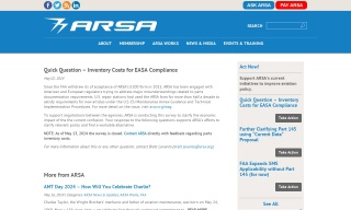 Quick Question – Parts Inventory Costs for EASA Compliance
