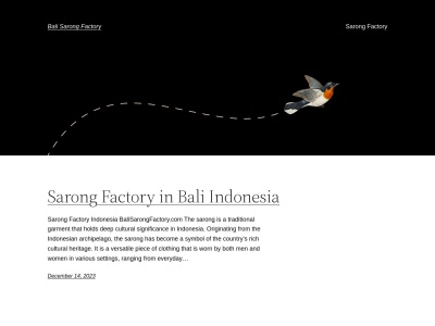 balisarongfactory.com SEO Bericht