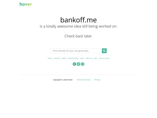 bankoff.me website kuvakaappaus Welcome to nginx!