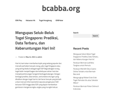 bcabba.org Rapport SEO