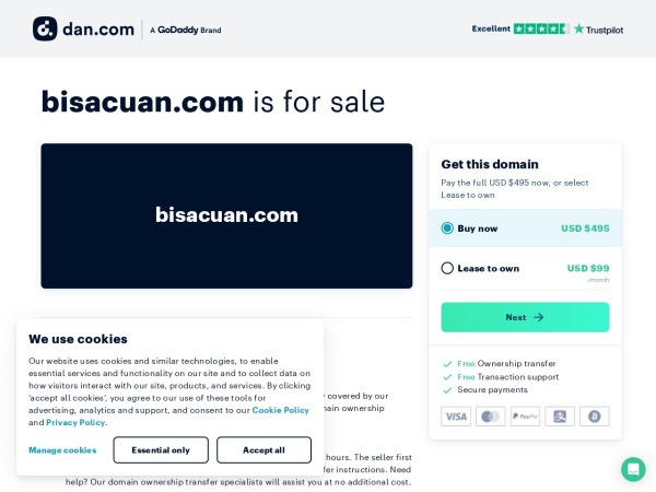 bisacuan.com website screenshot BISACUAN - Slot Online Gacor Kasih Cuan Terus