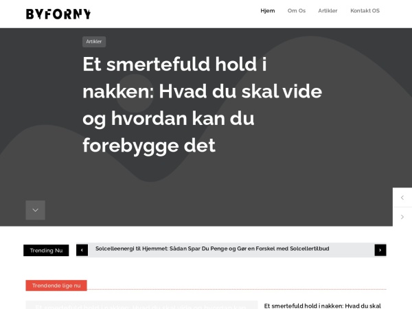 byforny.dk website ekran görüntüsü Mode, Elektronik Hus & Have | ByForNy