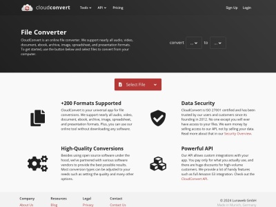 cloudconvert.org - CloudConvert