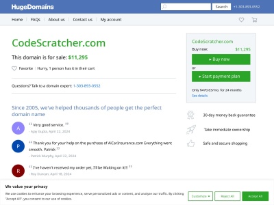 codescratcher.com Rapporto SEO