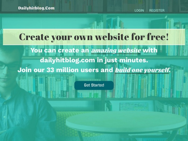 dailyhitblog.com website capture d`écran Free website builder | Create a free website easily