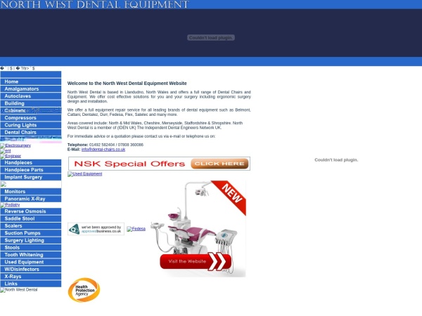 dental-chairs.co.uk website Bildschirmfoto Dental equipment Dental chairs Dental Equipments