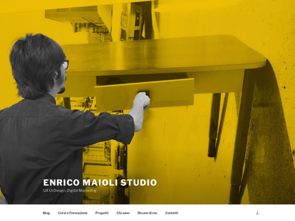 enricomaiolistudio.com website kuvakaappaus Enrico Maioli Studio - UX UI Design, Digital Marketing