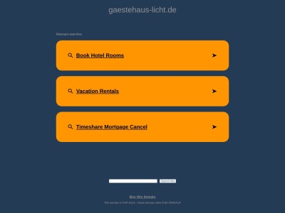 gaestehaus-licht.de SEO отчет
