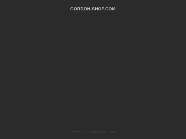 gordon-shop.com website skærmbillede Gordon shop