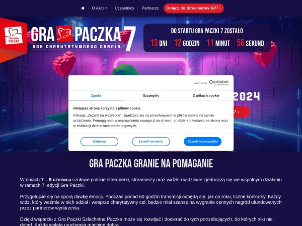 grapaczka.pl website immagine dello schermo Strona główna | Grapaczka - Gramy i pomagamy!