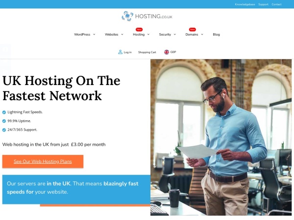 hosting.co.uk website Скриншот Fast, Reliable & Secure UK Based Web Hosting | Hosting.co.uk 2022