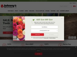 Johnny's Selected Seeds promo codes