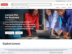 Lenovo promo code and other discount voucher