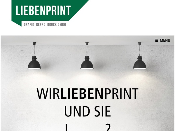 liebenprint.at website capture d`écran LIEBENPRINT Grafik Repro Druck GmbH