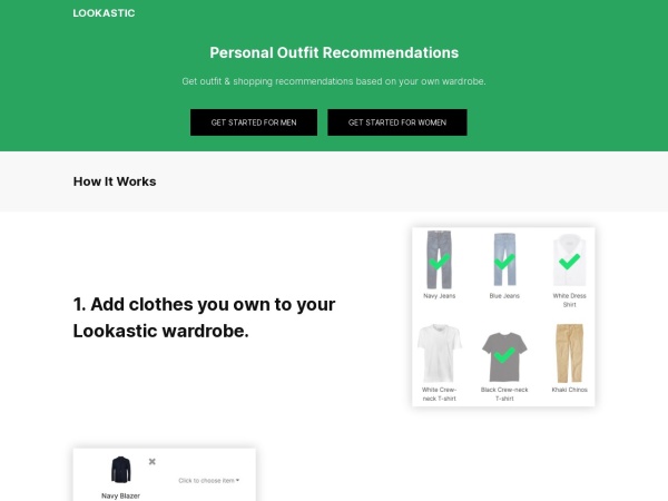 lookastic.com website ekran görüntüsü Lookastic - Personal Outfit Recommendations