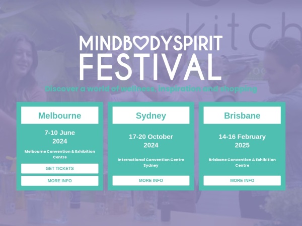 mbsfestival.com.au website skärmdump The MindBodySpirit Festival - Mind Body Spirit Festival