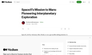SpaceX’s Mission to Mars: Pioneering Interplanetary Exploration