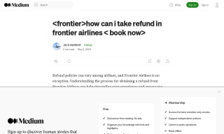 <frontier>how can i take refund in frontier airlines < book now>