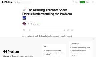The Growing Threat of Space Debris: Understanding the Problem