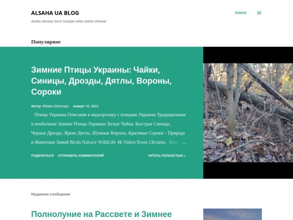 megamap.com.ua website screenshot AlSaha UA Blog
