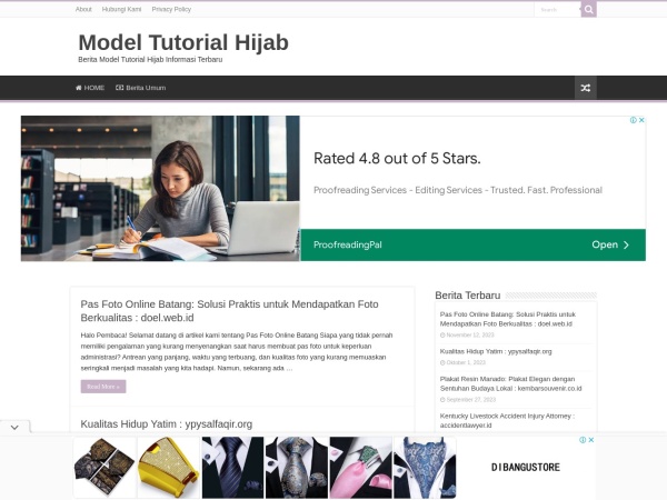 modeltutorialhijab.com website Bildschirmfoto Tutorial Hijab | Berita Tutorial Hijab Informasi Terbaru