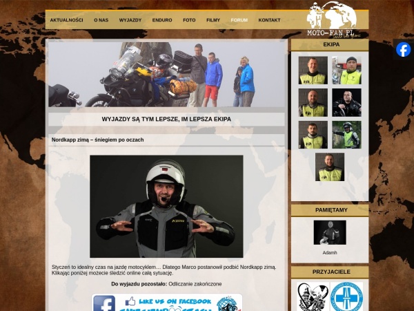 moto-fan.pl website skærmbillede Moto-Fan | Jazda bez granic