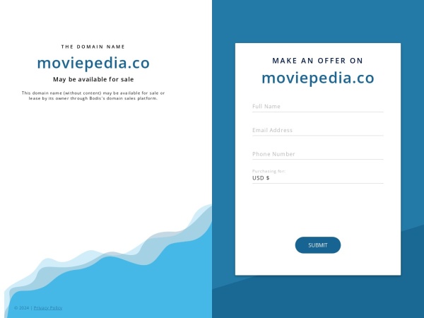 moviepedia.co website screenshot 
