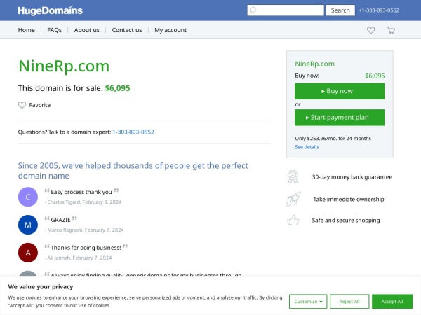 ninerp.com website screenshot Bare - Start Bootstrap Template