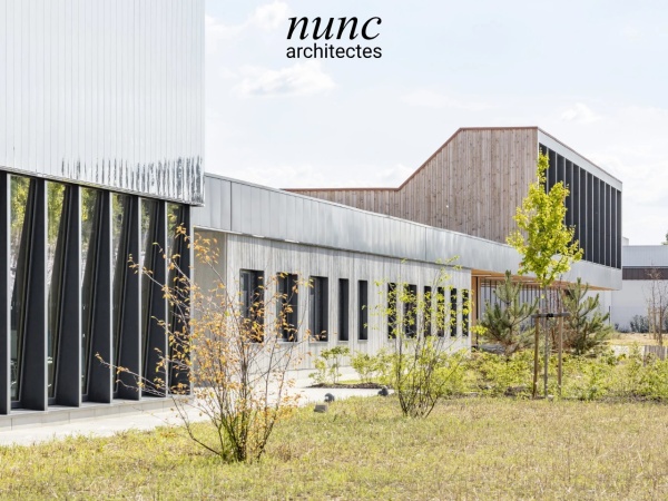 nunc.fr website captura de tela nunc architectes - nunc architectes est un groupement d’architectes