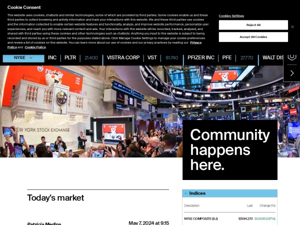 纽约证券交易所（NYSE）