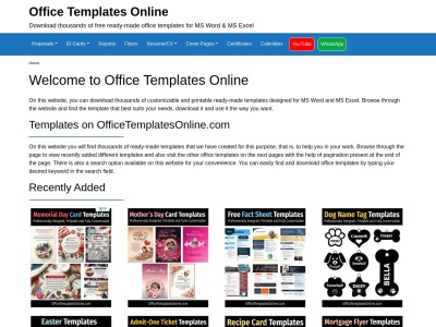 officetemplatesonline.com SEO Raporu