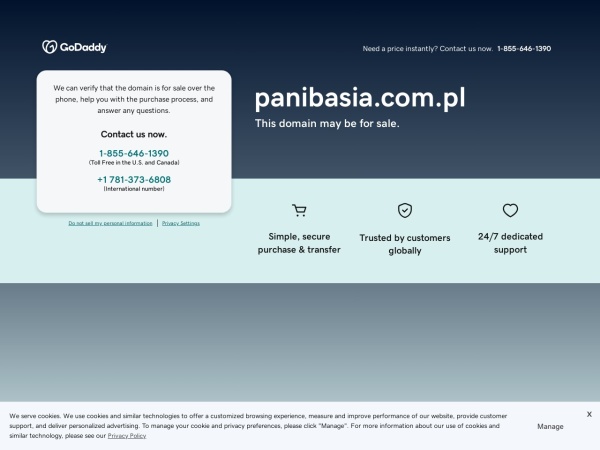 panibasia.com.pl website Скриншот Porady dla kobiet