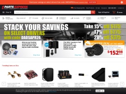 Parts Express promo code and other discount voucher