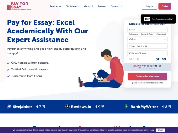 payforessays.co.uk website capture d`écran Pay For Essay UK - Top Writing Service | Payforessay